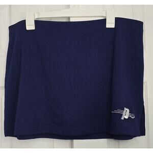 Prince Pickleball Women's Mid-Rise Mini Navy Blue Skort- Size XXL